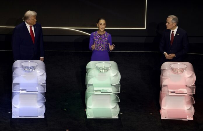 Trump, Sheinbaum y Carney acercan posturas gracias al Mundial de fútbol Mundial