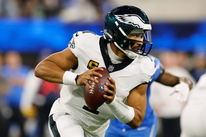 EAGLES CHARGERS Jalen Hurts