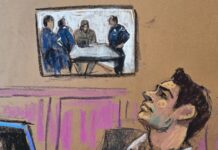 La Fiscalía revela imágenes inéditas del arresto de Mangione captadas por policías