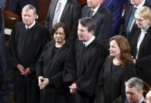 Presidente de Supremo de EE. UU. acude a discurso sobre Estado de la Unión tras los aranceles