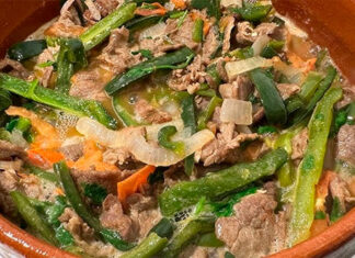 Bistec de res borracho