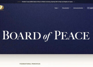 La Junta de Paz de Trump estrena su página web
