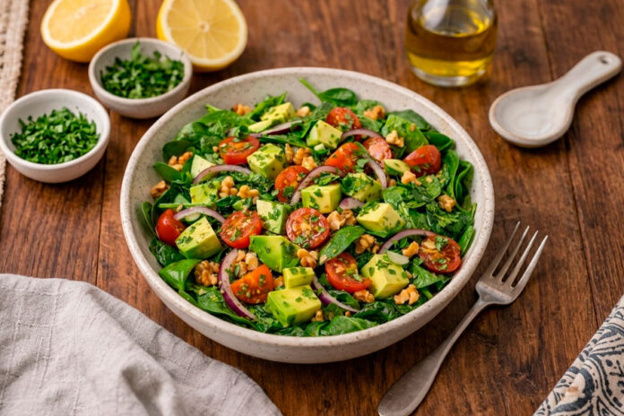 Ensalada-latina-de-aguacate-y-nueces-para-la-salud-del-cerebro