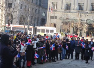 Con izamiento de bandera se conmemora Independencia de la República Dominicana en Filadelfia