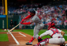 Nacionales vencen a Filis con récord de Wiemer en paliza de 17 hits