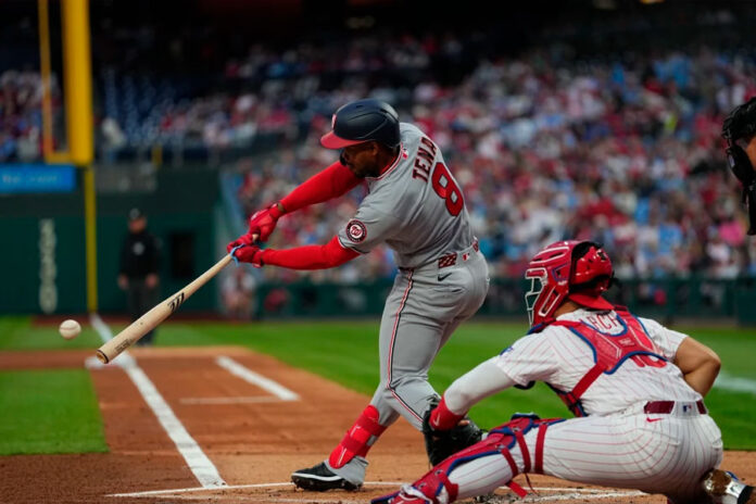 Nacionales-vencen-a-Filis-con-récord-de-Wiemer-en-paliza-de-17-hits