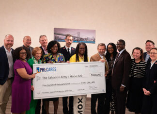PHLCares donates $500,000 to HOPE 220, a new transitional housing center in Philadelphia PHLCares