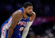 Paul George vuelve con los 76ers tras suspensión por dopaje y apunta a los playoffs