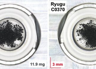 El asteroide Ryugu contiene las cinco nucleobases presentes en el ADN y el ARN nucleobases