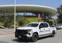 El trofeo de la Copa Mundial inicia gira en México en medio de dispositivo de seguridad trofeo