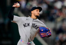 Novato puertorriqueño Elmer Rodríguez, de 22 años, luce en su debut en Grandes Ligas