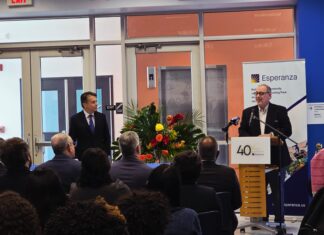 Philadelphia celebrates ribbon cutting at Esperanza with congressman Brendan Boyle