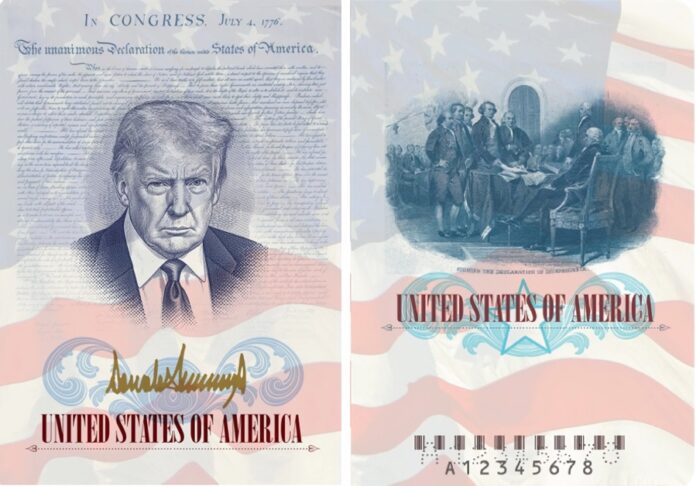 La obsesión de Trump por su imagen: en billetes, monedas, instituciones y hasta pasaportes Trump