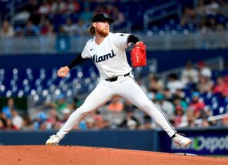 Meyer y 2 relevistas se combinan en juego de 1 hit en triunfo 4-0 de Marlins ante Filis Filis