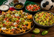 Botanas mundialistas: nachos y guacamole