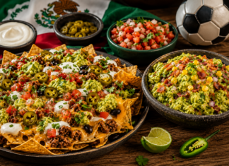 Botanas mundialistas: nachos y guacamole