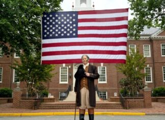 Reenactment of the “Ride for Independence” between Delaware and Philadelphia, 250 years later