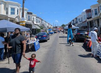 Neighborhood block party brings wellness resources and summer fun to North Fairhill street