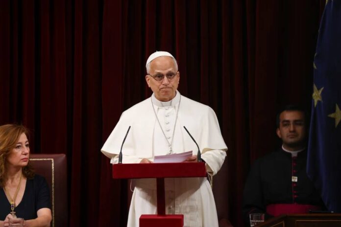 Pope's historic speech to Spain's