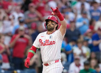 Harper pega su jonrón 377 y Durán poncha a 3 en el 9no para que Filis superen 3-2 a Padres