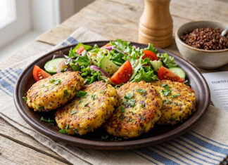 Tortitas de papa con quinoa
