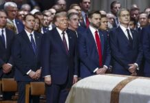 Trump, Netanyahu y Zelenski asisten al funeral del influyente senador Lindsey Graham