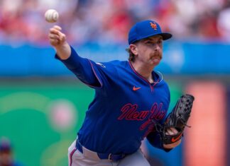 McLean poncha a 10, Lindor pega jonrón y Mets vencen 6-1 a Filis Filis