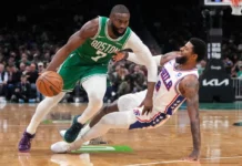 Celtics traspasan a Jaylen Brown a 76ers por Paul George y selecciones de draft