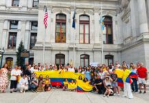 Colombianos de Filadelfia se unen para acompañar a los afectados por el terremoto