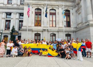 Colombianos de Filadelfia se unen para acompañar a los afectados por el terremoto
