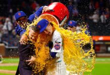 Benge rompe récord de Alonso de hits de novato con los Mets en triunfo 10-3 ante Filis Benge