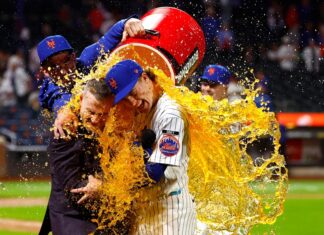Benge rompe récord de Alonso de hits de novato con los Mets en triunfo 10-3 ante Filis Benge