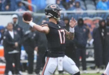 Tyson Bagent entra al protocolo de conmoción y cambia los planes de los Bears ante Filadelfia