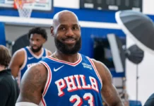 LeBron James en su debut con los 76ers: «Saben quién soy, ¿verdad?»