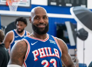 LeBron James en su debut con los 76ers: «Saben quién soy, ¿verdad?»