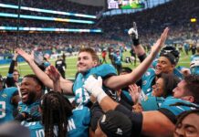 Con gol de campo en el último segundo los Jaguars vencen 19-17 a los Eagles en Londres Eagles