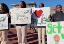 When Jalen Hurts, Philly hurts: Philadelphia students rally for Jalen Hurts