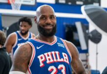 LeBron James se pierde el debut de pretemporada de 76ers ante Knicks; Embiid y Maxey también fuera