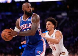 76ers flash fight, star power, as Maxey, James, Embiid power back from 29-point hole to top Cavs