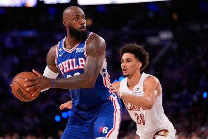 James, Embiid y Maxey impulsan remontada de 76ers de 29 puntos para vencer 114-106 a Cavs