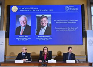 Nobel Prize in Economics awarded to Hall, Woodford for economic stabilization models