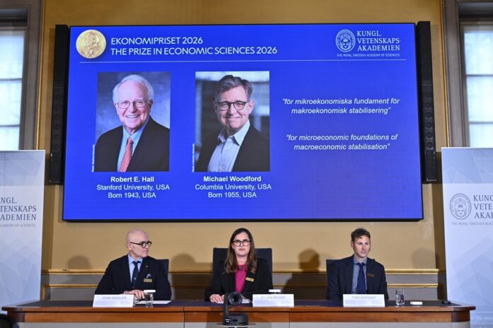 Nobel Prize in Economics awarded to Hall, Woodford for economic stabilization models